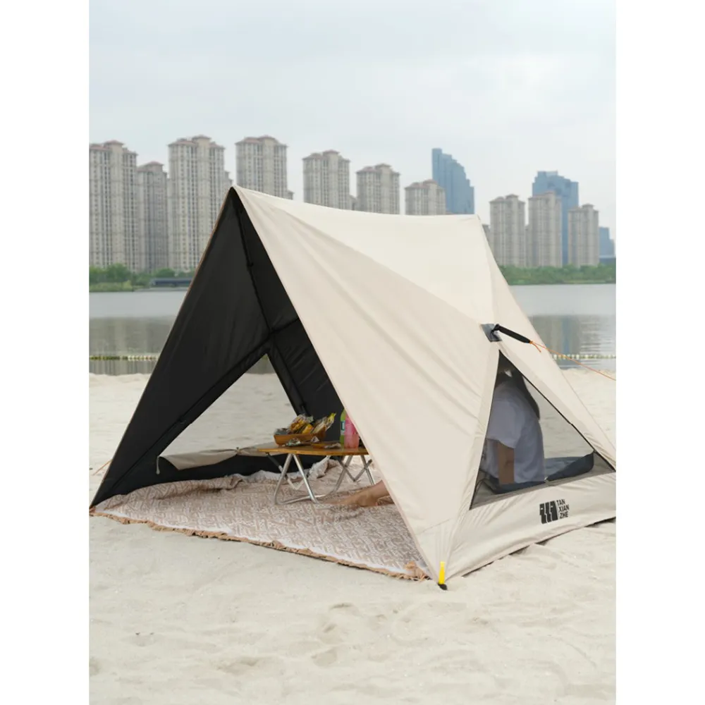 Beach Tent Portable Sunshade 2 3 Person Waterproof Camping Tent Outdoor Travel Hiking Easy Camping Tent