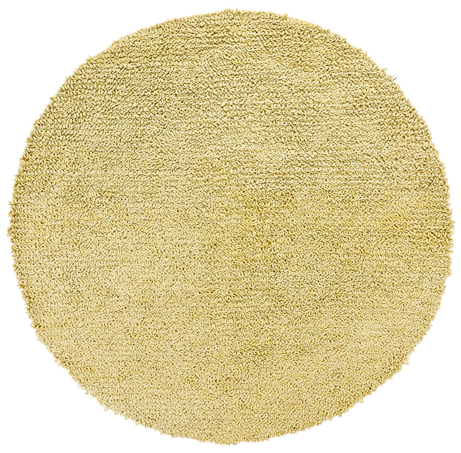 Zeal Olive Green Hand Woven Shag Rug