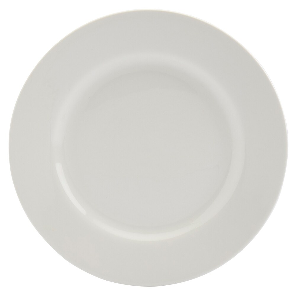 Tabletops Gallery White Porcelain 16 piece Dinnerware Set