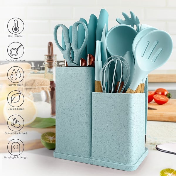 19-piece Non-stick Silicone Assorted Kitchen Utensil Set