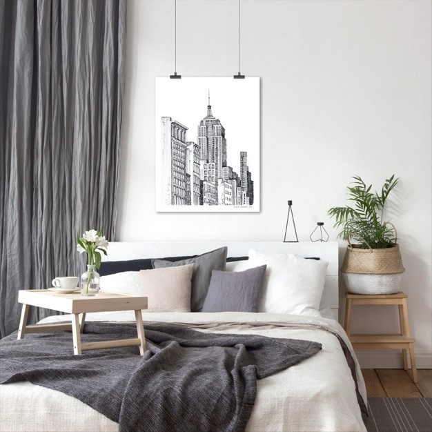 Americanflat Minimalist Modern New York By Claudia Libenberg Poster Art Print