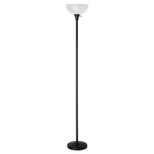 Alera ALELMPF72B Floor Lamp  71 High  Translucent...