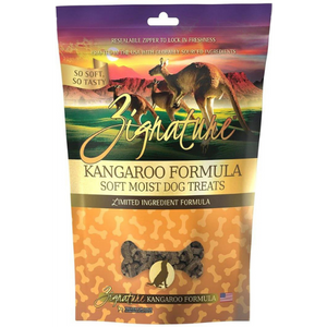 Zignature Kangaroo Formula Soft and Chewy Dog Treats 4 oz