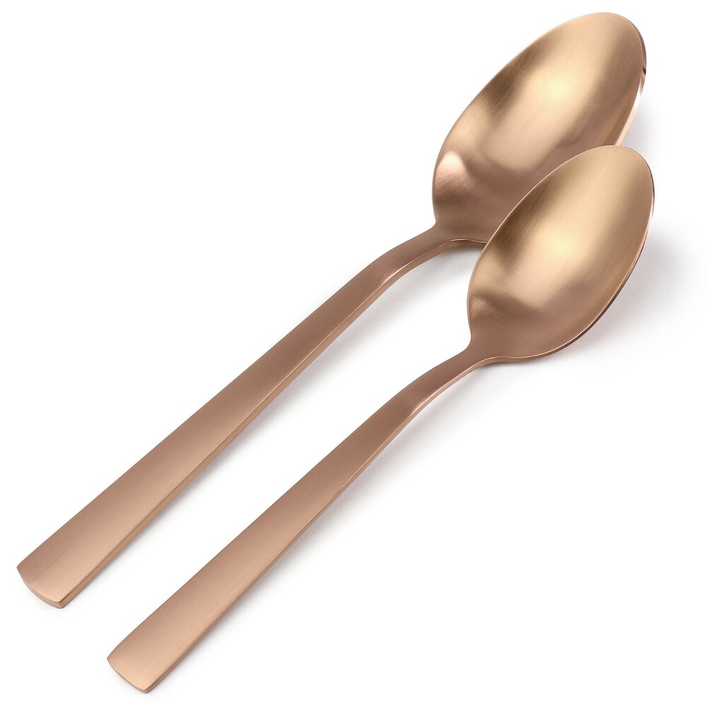 20 Piece Stainless Steel Flatware Set in Bronze