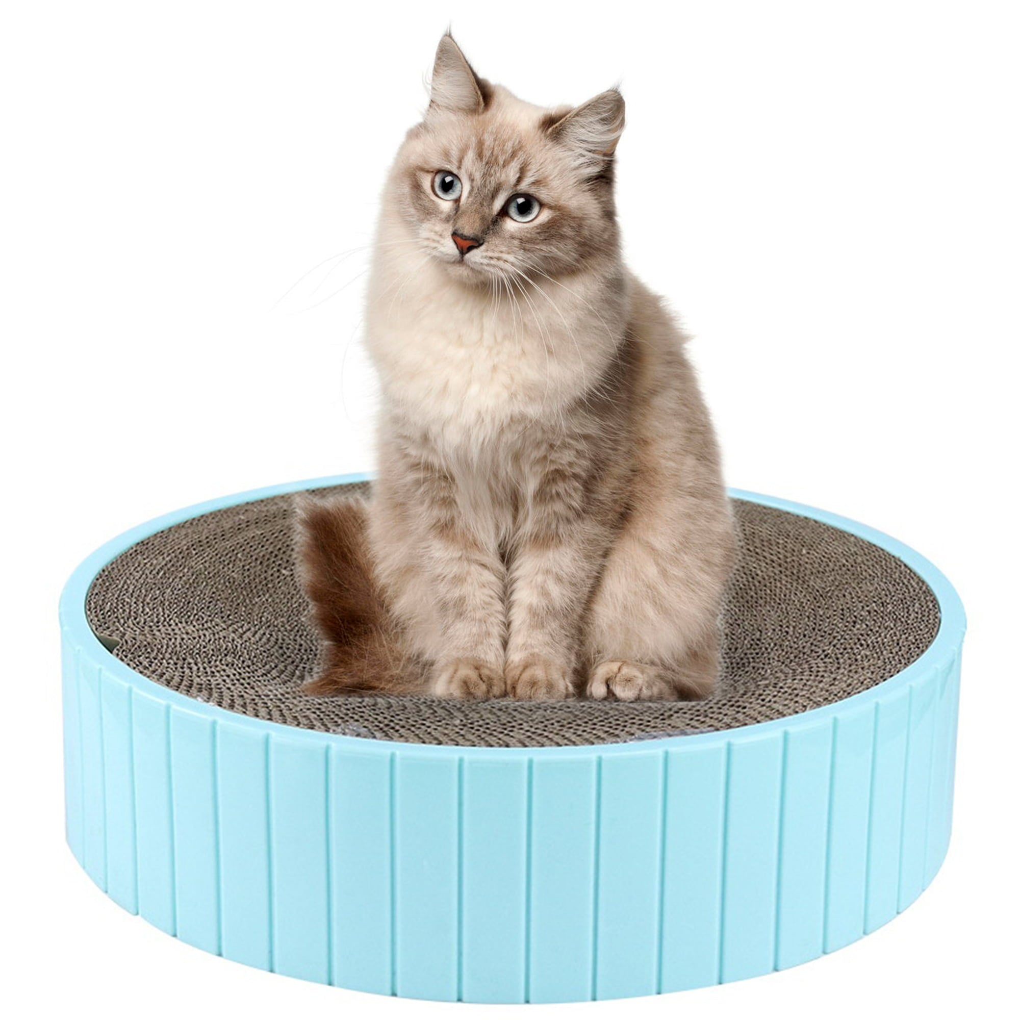 PUMYPOREITY Cat Scratcher Cardboard， Cat Scratching Post， Kitty Scratching Pad， Cat Scratching Furniture， Durable  Double-Sided Cardboard Cat Scratcher