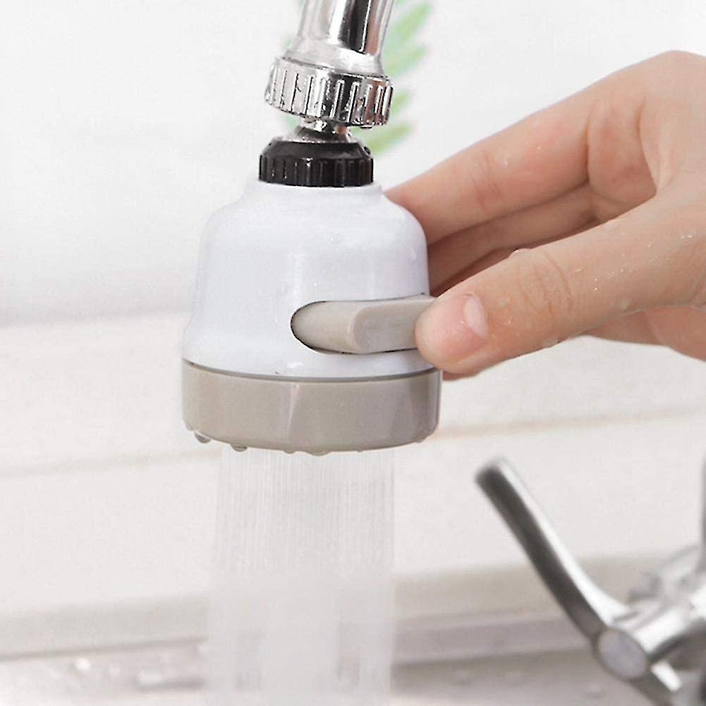 Water Saving Filter Nozzle，360 Degree Movable Kitchen Faucet Head，3 Modes Adjustable Shower Head