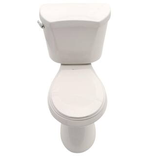 Glacier Bay 2-Piece 1.28 GPF High Efficiency Single Flush Round Toilet in White N2428RBN2428T