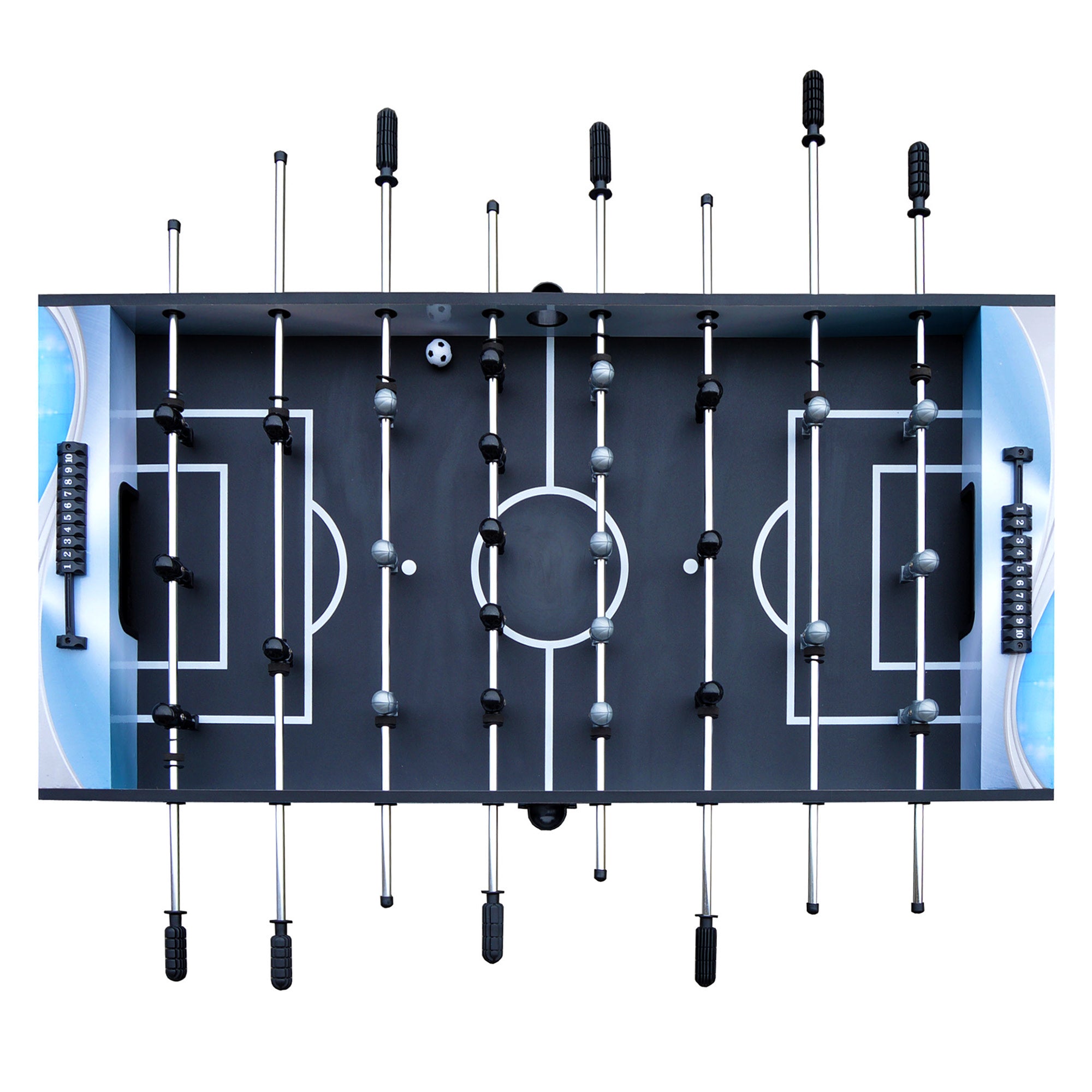 Hathaway Matrix 7-in-1 Multi-Game Table with Foosball, Pool, Tennis, 54-in