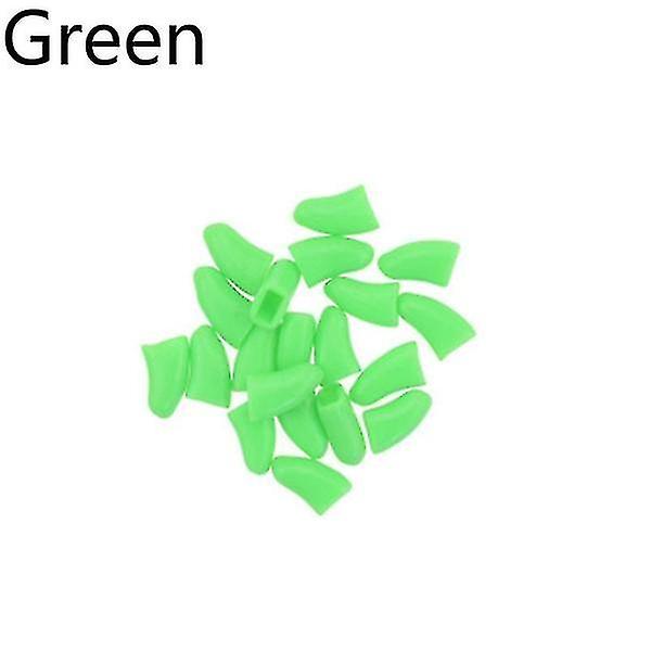 20/40pcs Soft Cat Nail Caps / Cat Nail Cover / Paw Claw / Pet Silicon Nail Protector With Free Glue Size Xs-xl