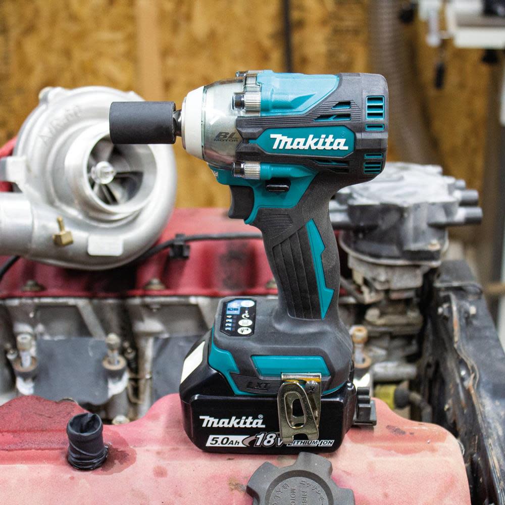 18V LXT® Lithium-Ion Brushless Cordless 4-Speed 1/2 Sq. Drive Impact Wrench Kit w/ Friction Ring Anvil (5.0Ah)