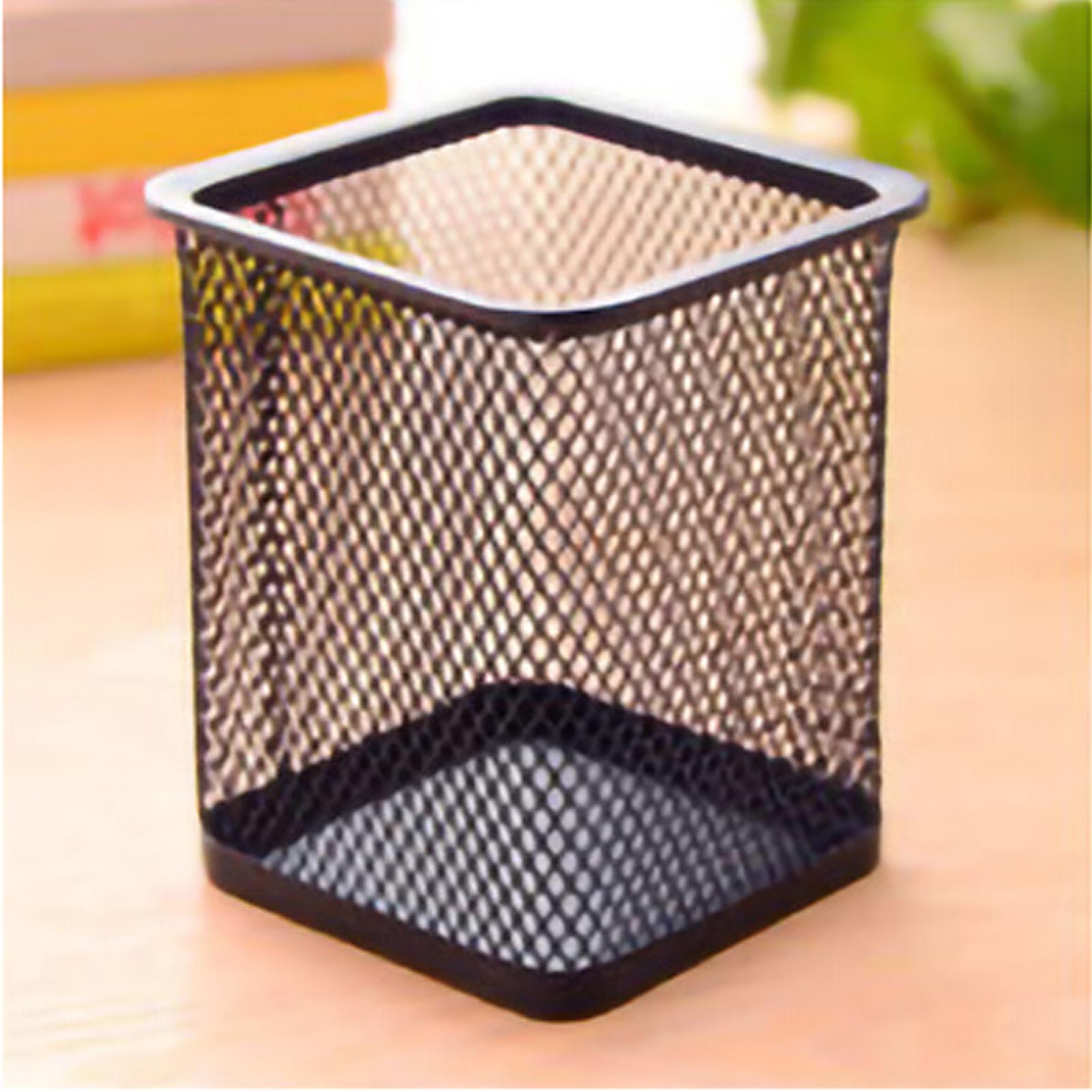 Pen Holder Oblique Insert Fashion Storage Pen Holder Desktop Object Rack Office Suppliestetragonum Black