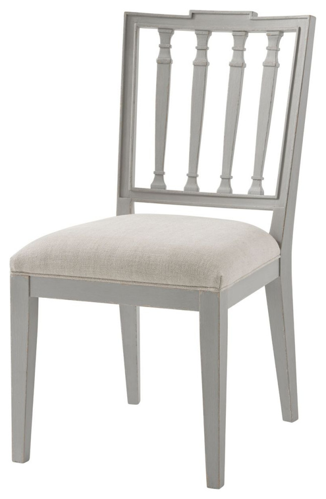 Theodore Alexander Tavel The Tristan Dining Chair   Set of 2   Farmhouse   Dining Chairs   by Unlimited Furniture Group  Houzz