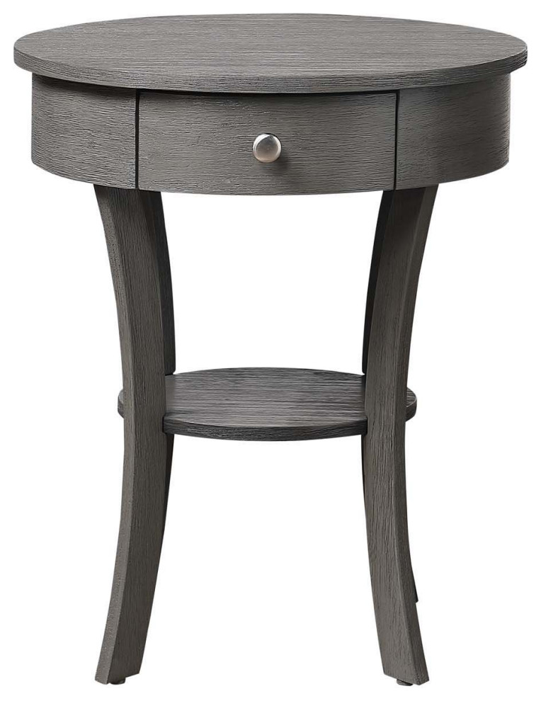 Classic Accents Schaffer 1 Drawer End Table With Shelf   Transitional   Side Tables And End Tables   by VirVentures  Houzz