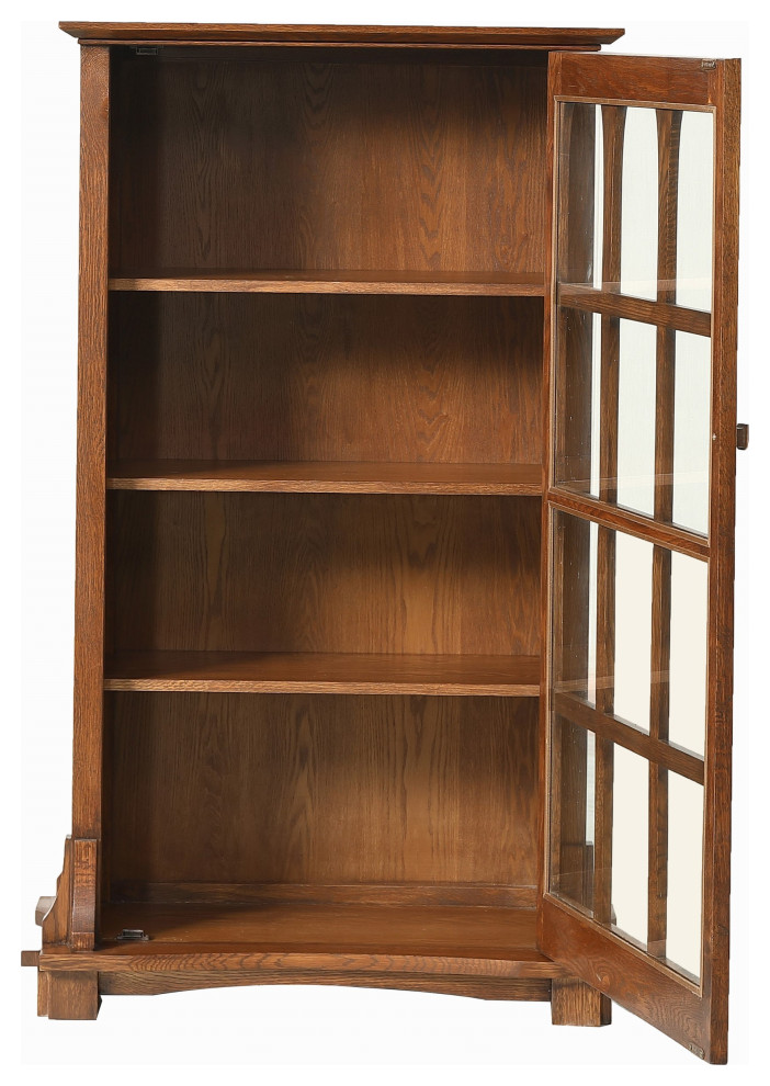 Mission Oak Bookcase Craftsman Style Bookcase   Craftsman   Bookcases   by Crafters and Weavers  Houzz