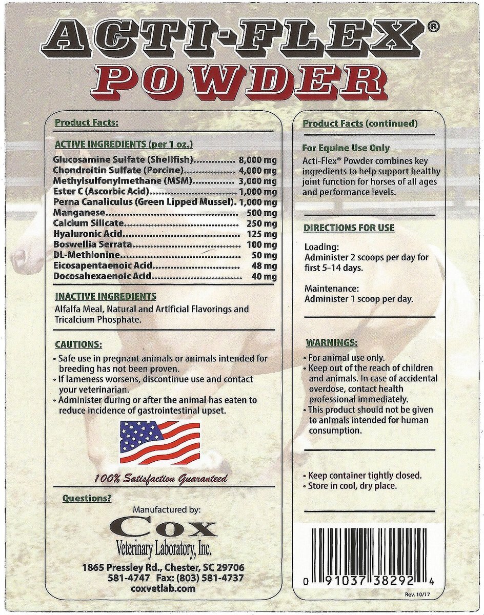 Cox Vet Lab Acti-Flex Powder Horse Supplement