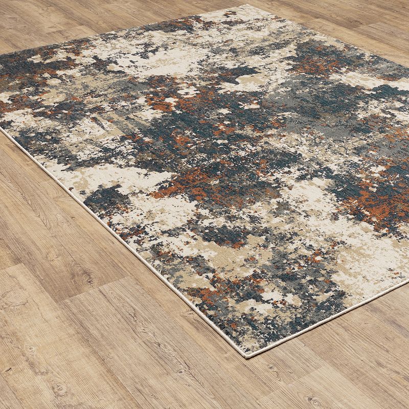 StyleHaven Freeport Abstract Paint Area Rug