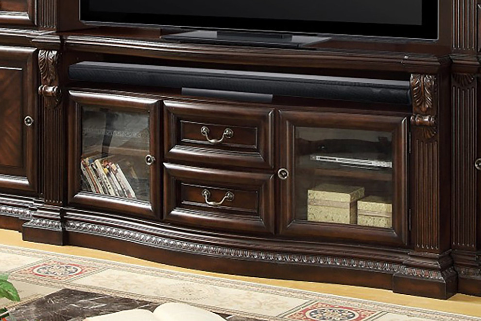 Parker House Bella 67 in. TV Console with Power Center   Traditional   Entertainment Centers And Tv Stands   by Parker House  Houzz