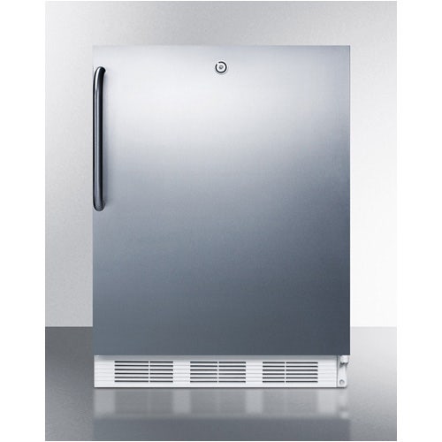 Summit Appliance VT65ML7CSS Built-In Under-Counter， Manual Defrost， -25 C Upright Freezer