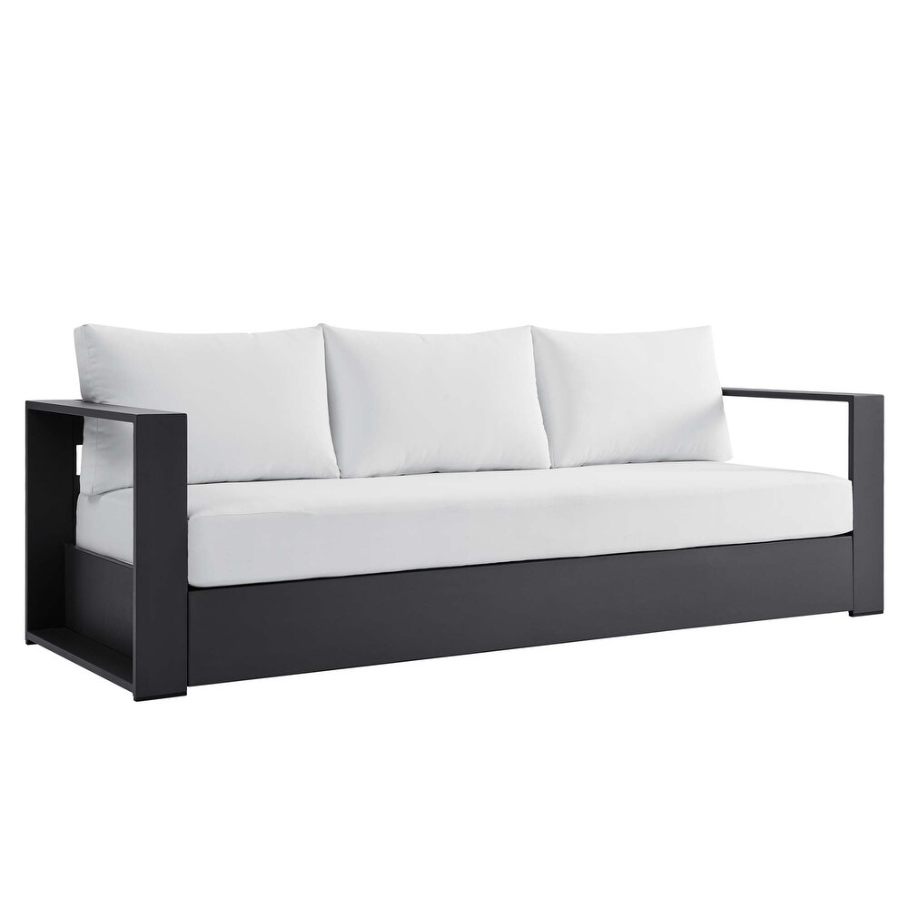 Tahoe Outdoor Aluminum 4 piece Conversation Set with Coffee Table