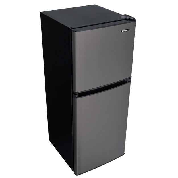 Danby Dcr047a1bbsl 4 7 Cu Ft 2 door Compact Fridge In Black Stainless Steel