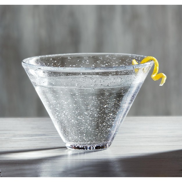 Tagltd Bubble Glass Stemless Wine Glass Martini