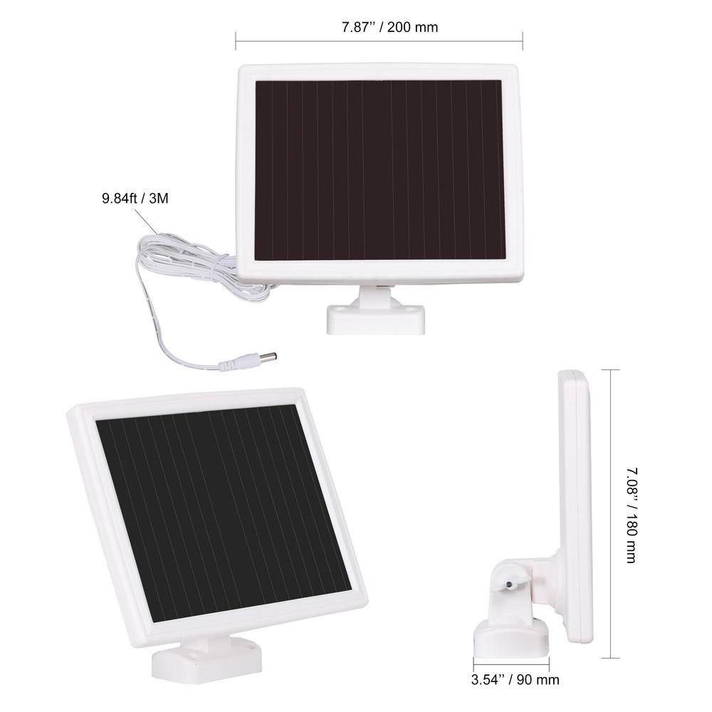 Westinghouse 125-Watt 130 White Motion Activated Outdoor Integrated LED Solar Flood Light SR11AC01H-06