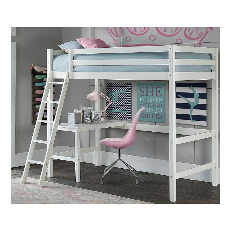 Hillsdale Furniture Caspian Twin Study Loft Bed