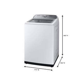  5 cu. ft. High-Efficiency Top Load Washer with Impeller and Active Water Jet in White ENERGY STAR WA50R5200AW