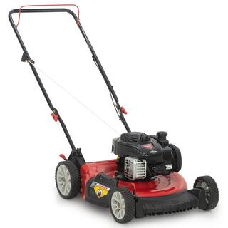 Troy-Bilt 21 in. 140 cc Briggs and Stratton Gas Walk Behind Push Lawn Mower with Mulching Kit Included TB105B