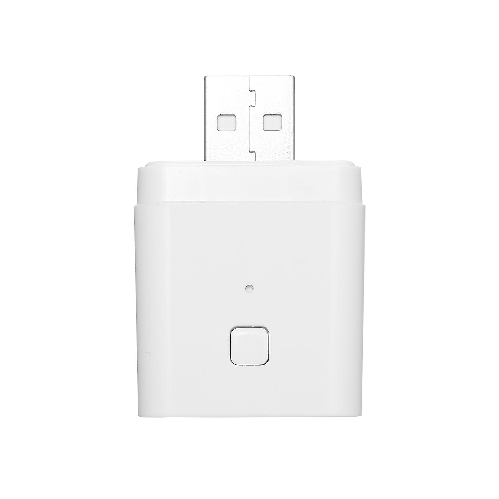 1pcs Tuya Micro 5v Wireless Usb Smart Adaptor Flexible And Portable Make Usb Devices Smart Via Tuya App Voice Control Compatible With Alexa Google Hom