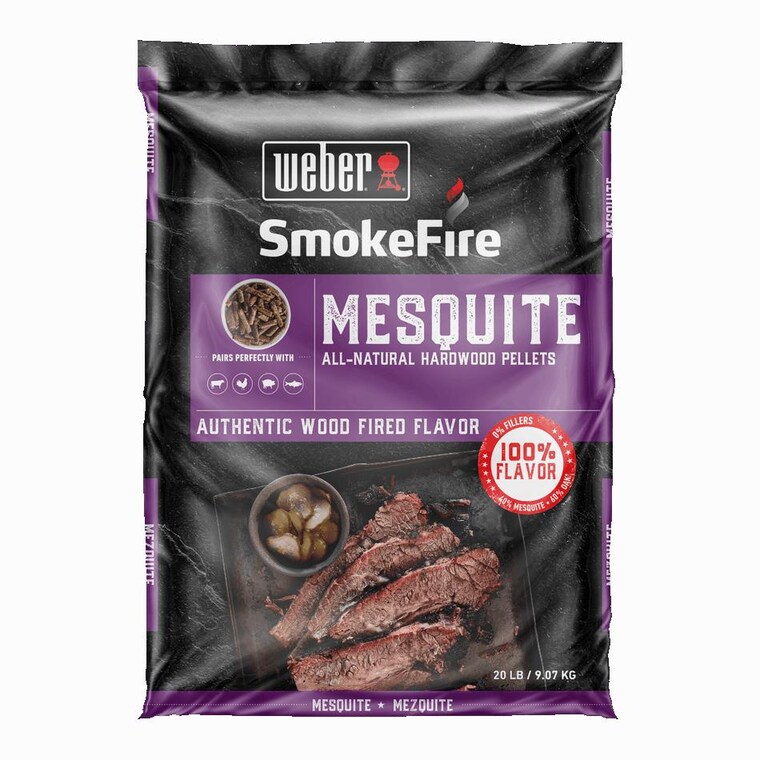 Weber 190003 SmokeFire Mesquite All-Natural Hardwood Pellets