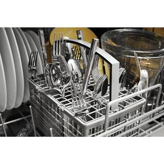 Whirlpool 24 in. Stainless Steel Front Control Built-In Tall Tub Dishwasher with Stainless Steel Tub 51 dBA WDF550SAHS