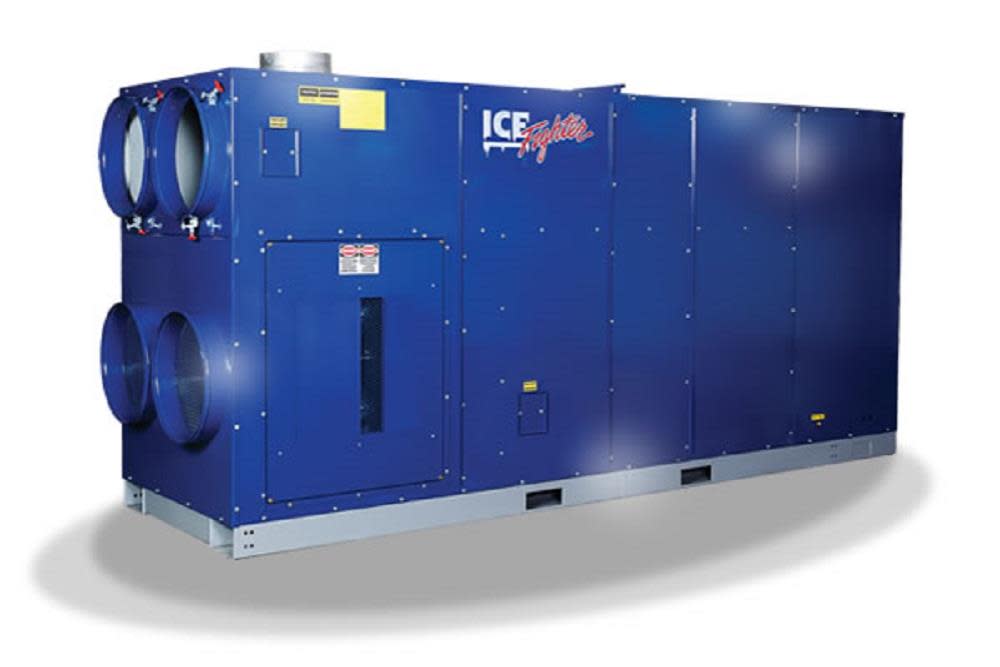 700，000 ; 1，500，000 BTU/h Indirect Fired Heater IHS Series with Standard Air Return， Oil ;