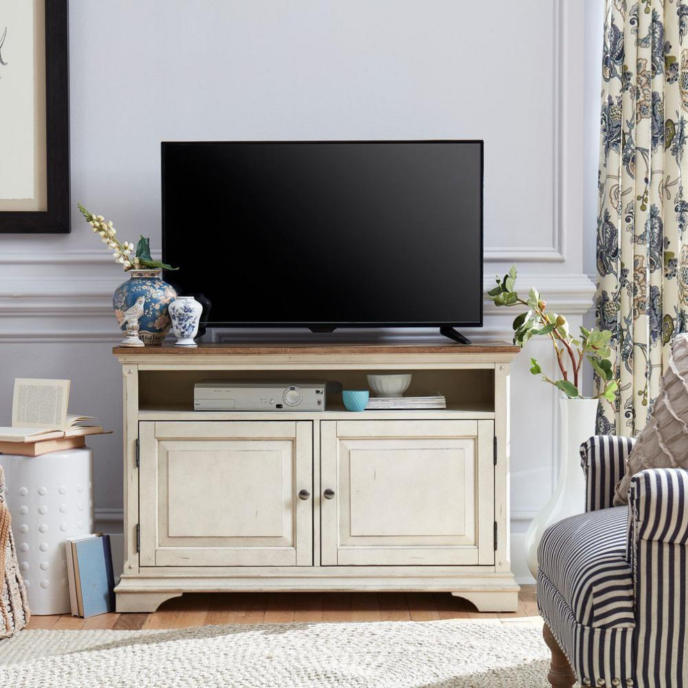 46 Inch TV Console   Contemporary   Entertainment Centers And Tv Stands   by BisonOffice  Houzz