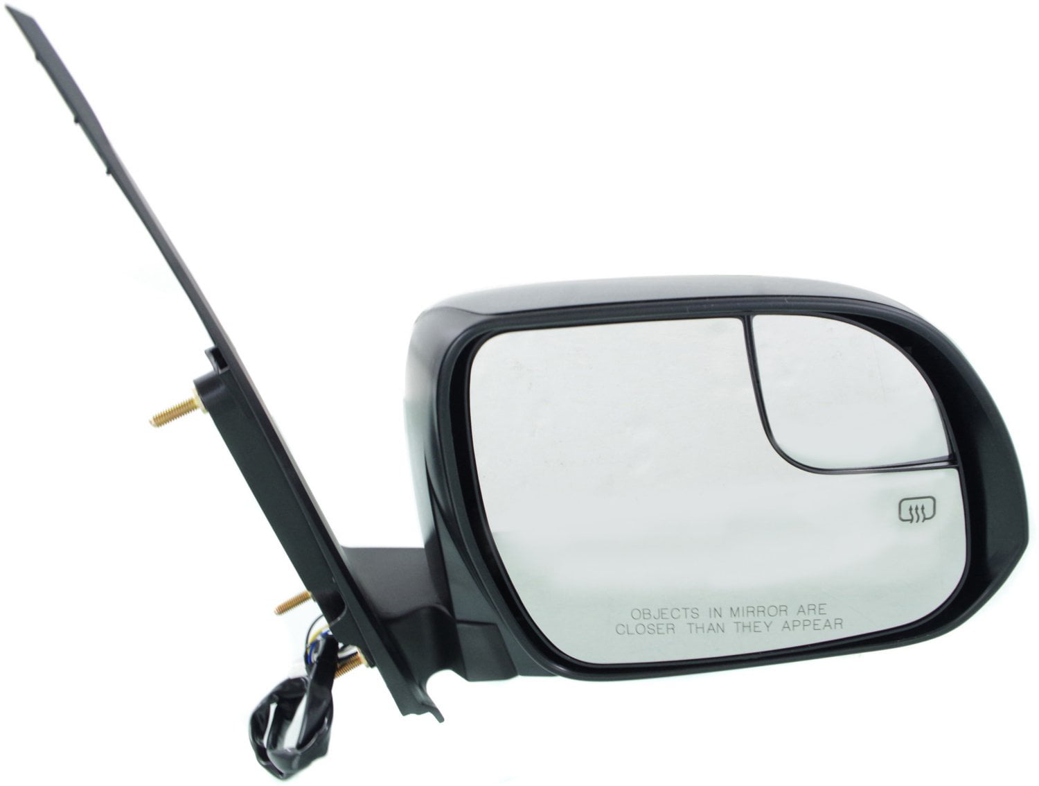 Mirror Compatible With 2015-2020 Toyota Sienna Right Passenger Side Heated w/ Blind Spot Corner Glass Paintable Kool-Vue