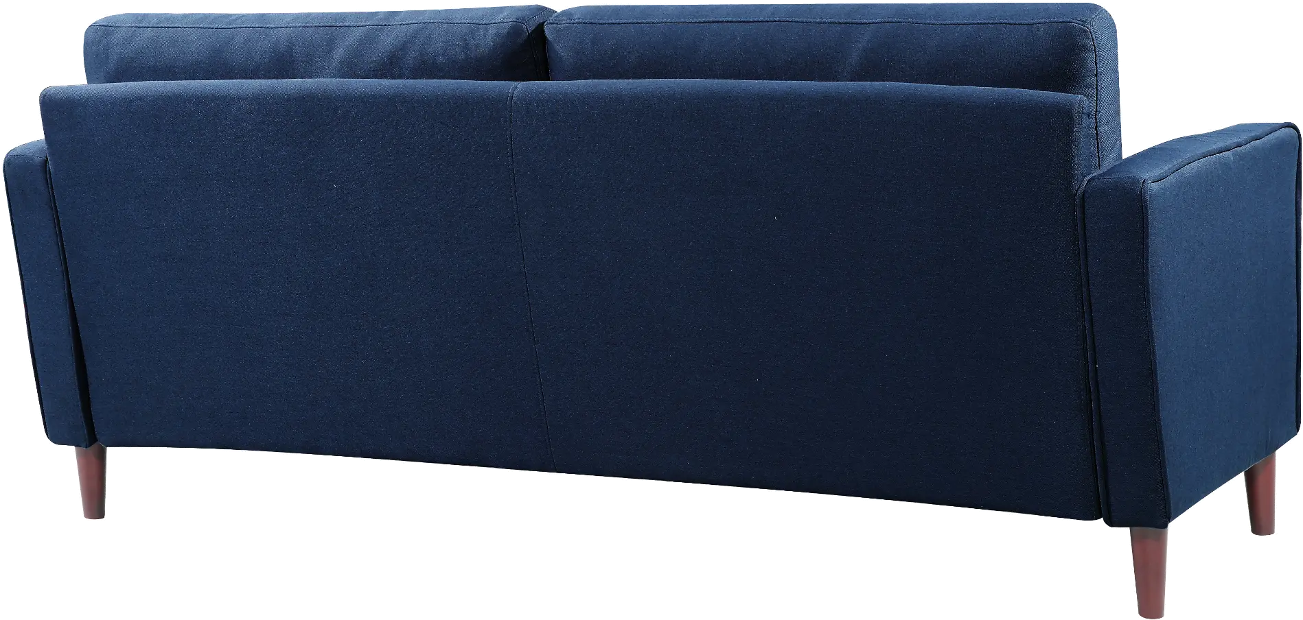 Lawrence Mid-Century Modern Navy Blue Sofa