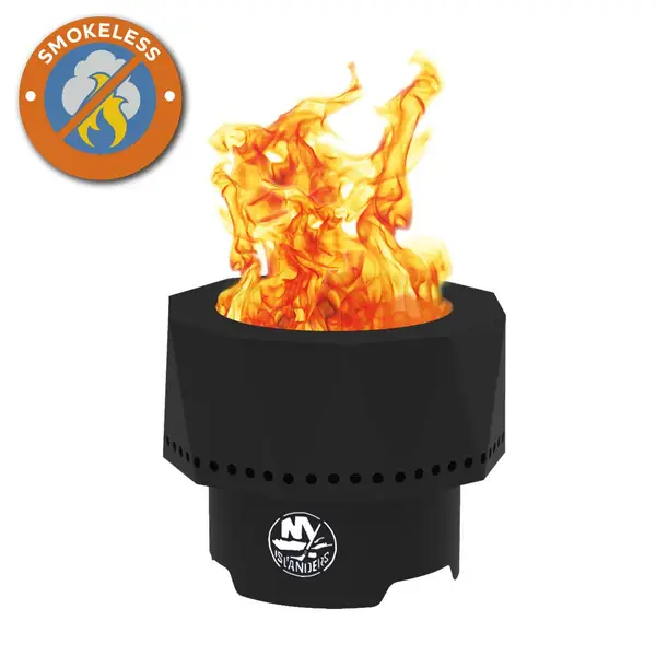 Blue Sky New York Islanders Ridge Smokeless Fire Pit