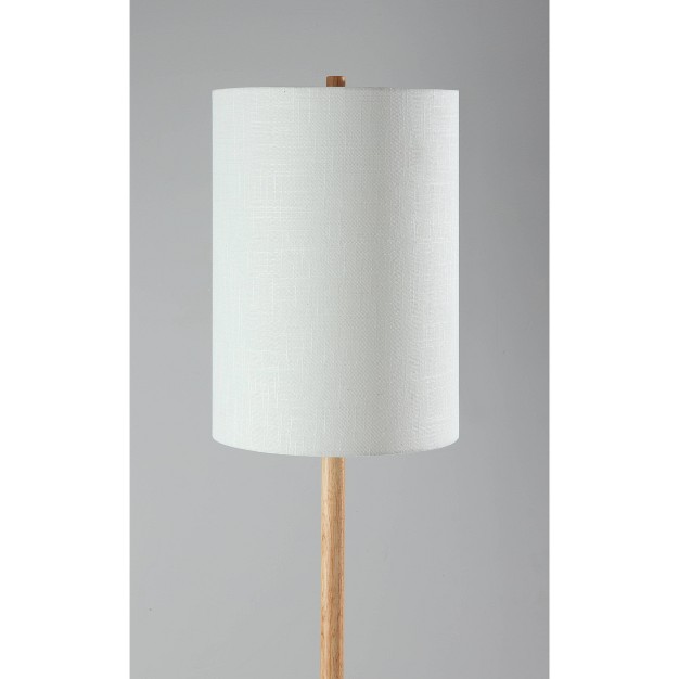 Maddox Floor Lamp Natural Adesso