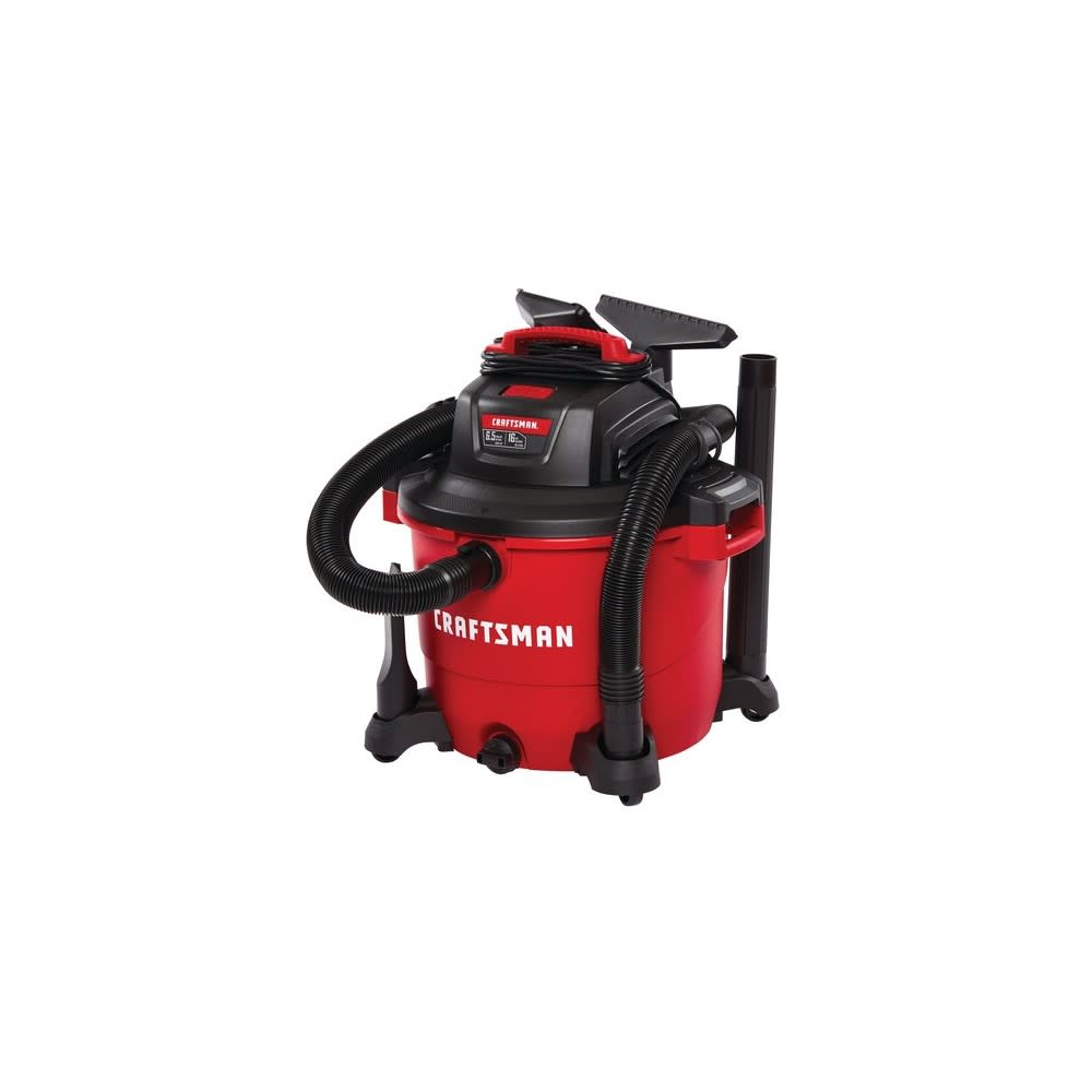 Craftsman Wet/Dry Vacuum 16 Gallon Corded 120V 6.5HP Peak ;