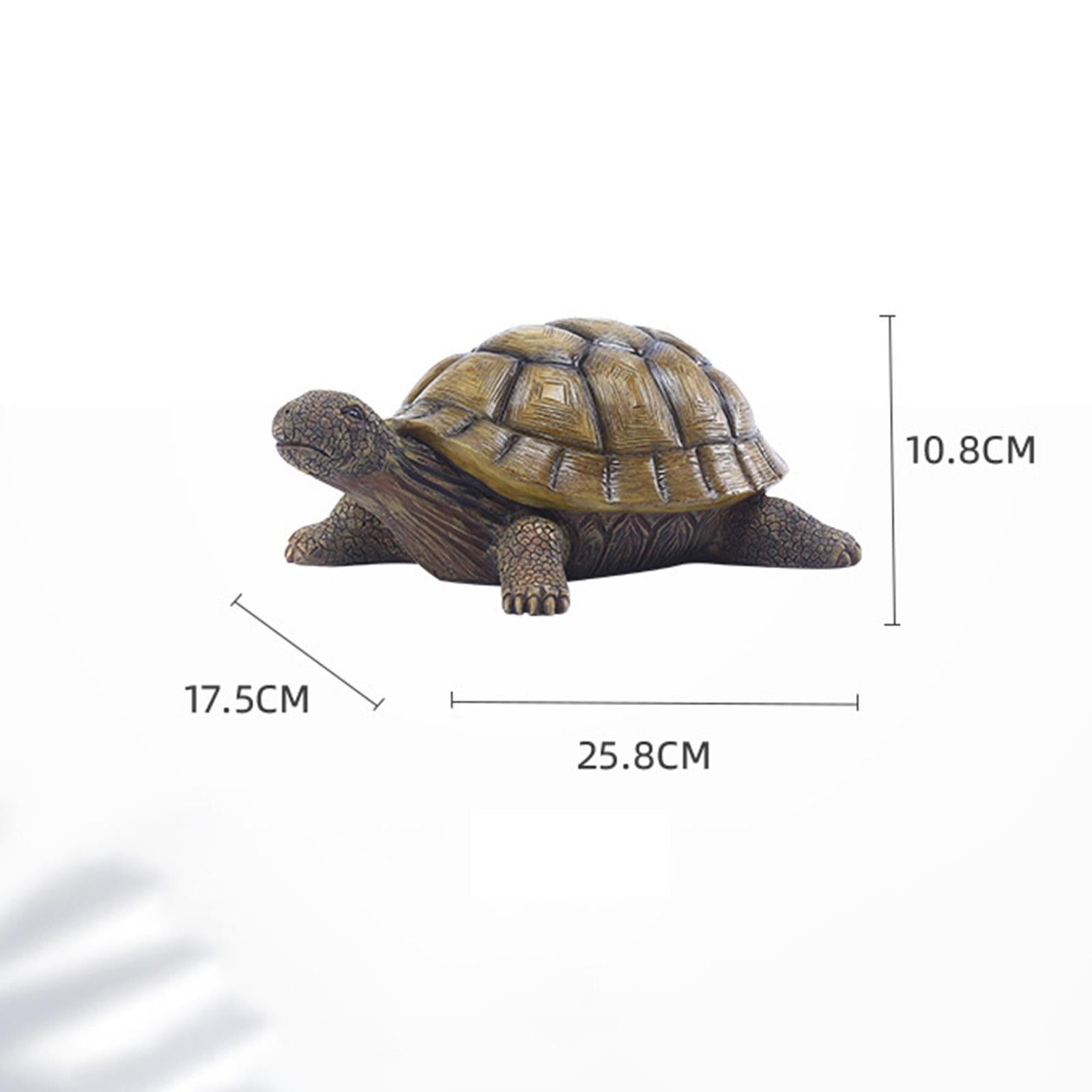 Resin Tortoise Statue, Animal Sculpture Garden Sculpture Outdoor Decorative Statue Tortoise Figurine yard Lawn Patio Decoration Ornament