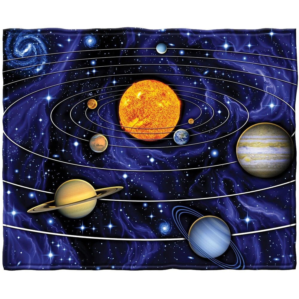 Solar System Super Soft Plush Fleece Throw Blanket