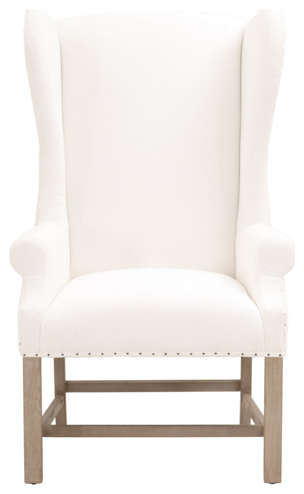 Arm Chairs Chateau Arm Chair LiveSmart Peyton Pearl  Natural Gray Ash   Transitional   Armchairs And Accent Chairs   by Sideboards and Things  Houzz