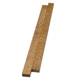 Swaner Hardwood 1 in. x 2 in. x 8 ft. Quarter Sawn White Oak S4S Hardwood Board (2-Pack) OL04011696AQ