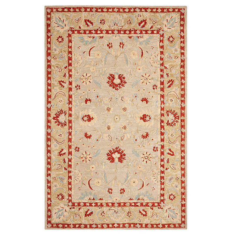 Safavieh Anatolia Alexandra Framed Floral Wool Rug