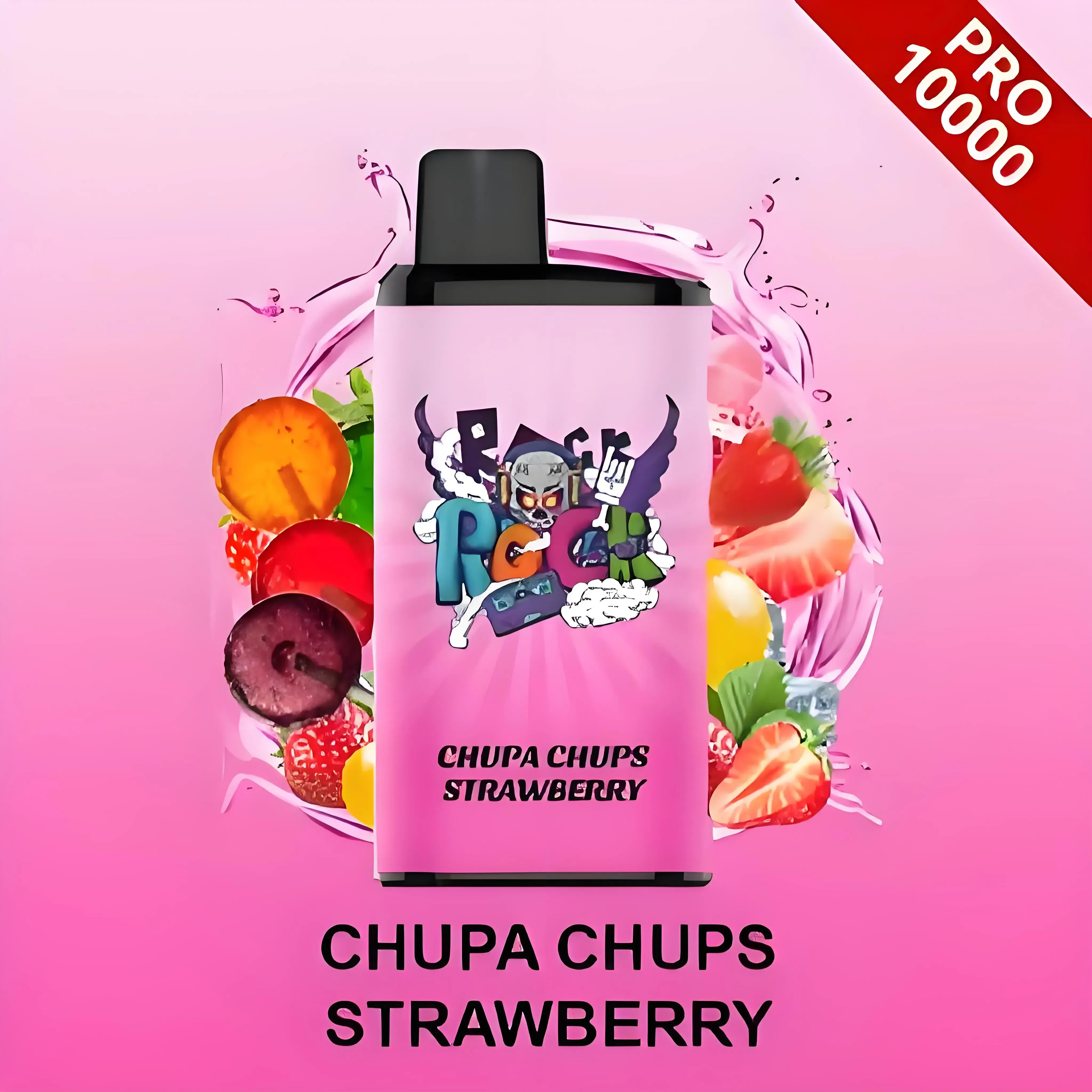 Chupa Chups Strawberry - IGET Bar Pro 10000 Puffs