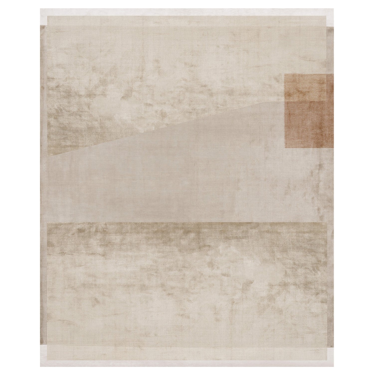 Ager Pio Santi 103 Hand Tufted Brown Rug