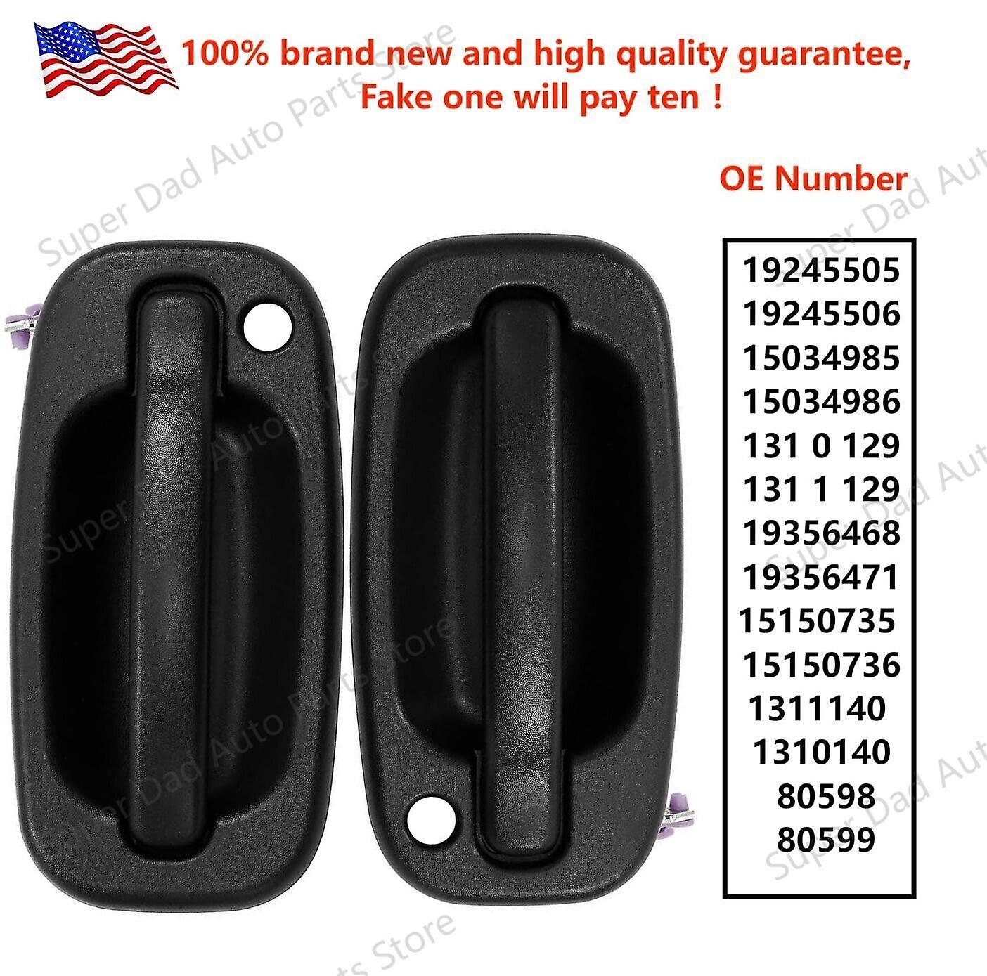 Exterior Door Handle For 99-2006 Chevrolet Silverado 1500 Set Of 2 Front Primed W12780398