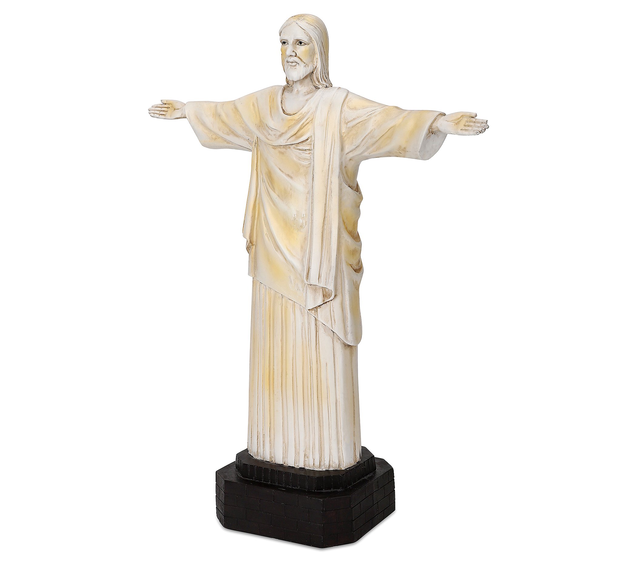 Techko Jesus Statue with Solar Spotlight