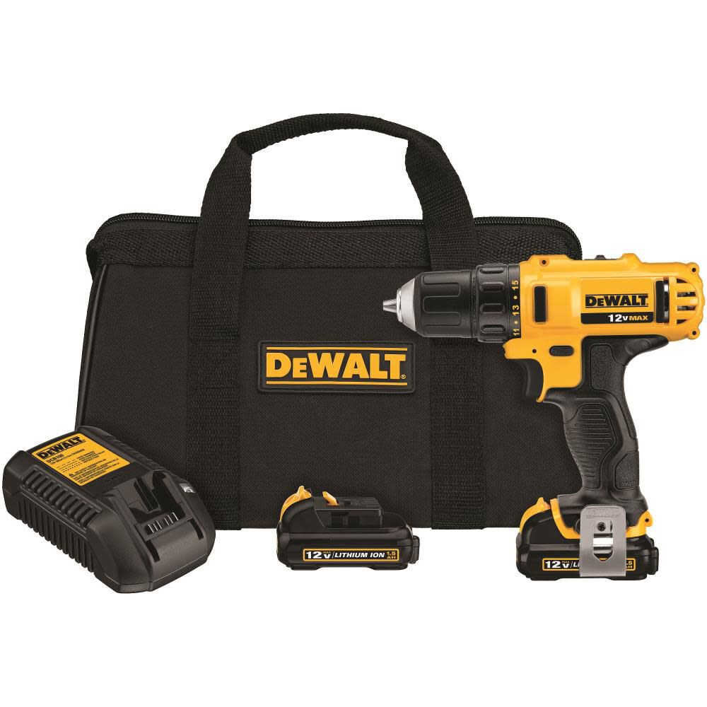 DW 12V MAX 3/8 in. Drill Driver Kit DCD710S2 from DW