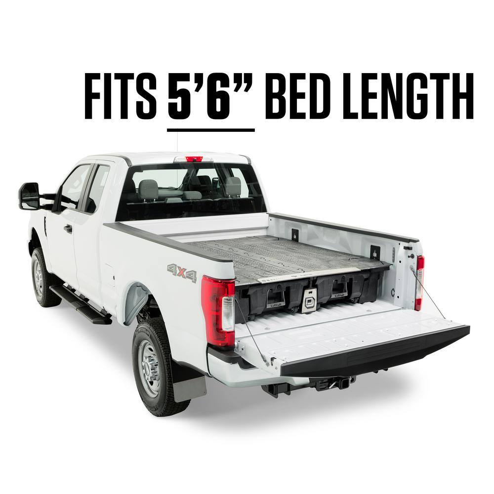 DECKED 5 ft. 6 in. Bed Length Pick Up Truck Storage System for Ford F150 Aluminum (2015 - Current) DF4